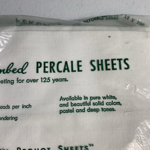 Vintage Pequot Cotton Twin Flat Sheet - Picture 4 of 6